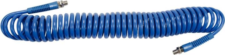 Actual product image KS Tools PU compressed air spiral hose. Ø 8mm 515.3335