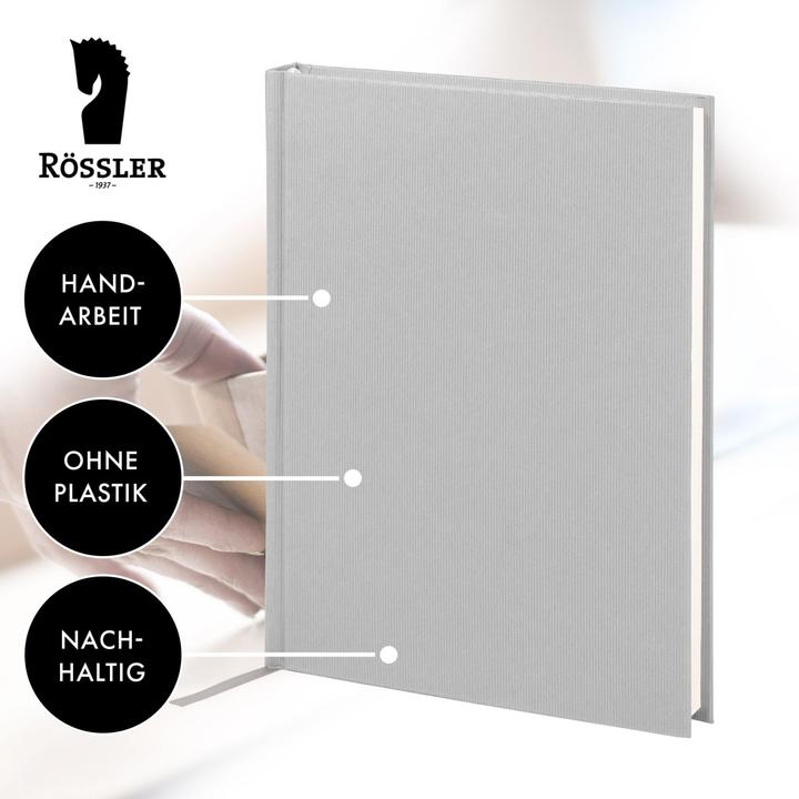Produktbild Rössler Notizbuch Soho stone (A5)