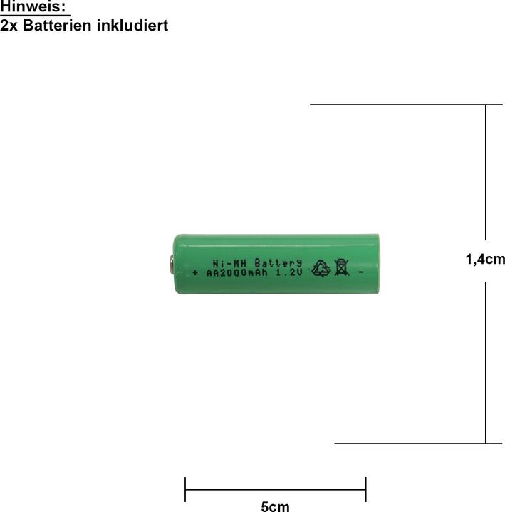 Actual product image Star Trading Battery AA 1.2V 2000 mAh NI-MH (2 pcs., AA, 2000 mAh)