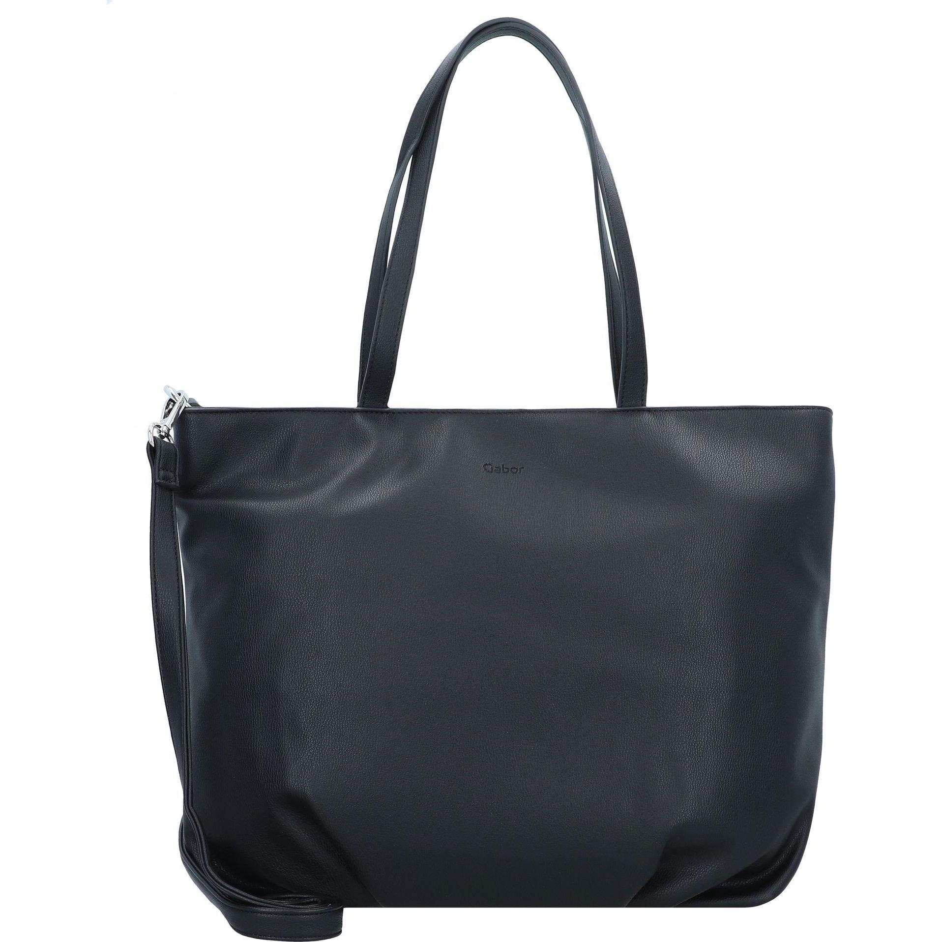 Gabor, Handtasche, Linnie Schultertasche 43 cm, Schwarz