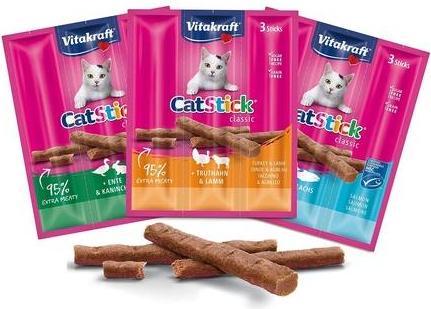 Actual product image Vitakraft Cat Stick® med turkey and lamb (Adult, 3 pcs., 18 g)