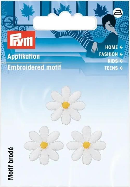 Image du produit Prym Application fleurs petites, blanc