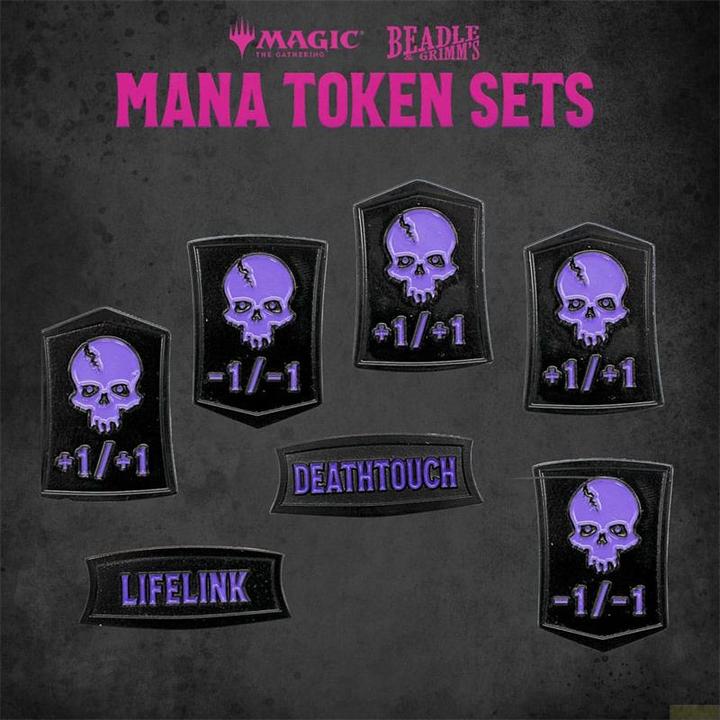 Productafbeelding Beadle & Grimm´s Magic the Gathering dobbelstenen en tokens Black Mana
