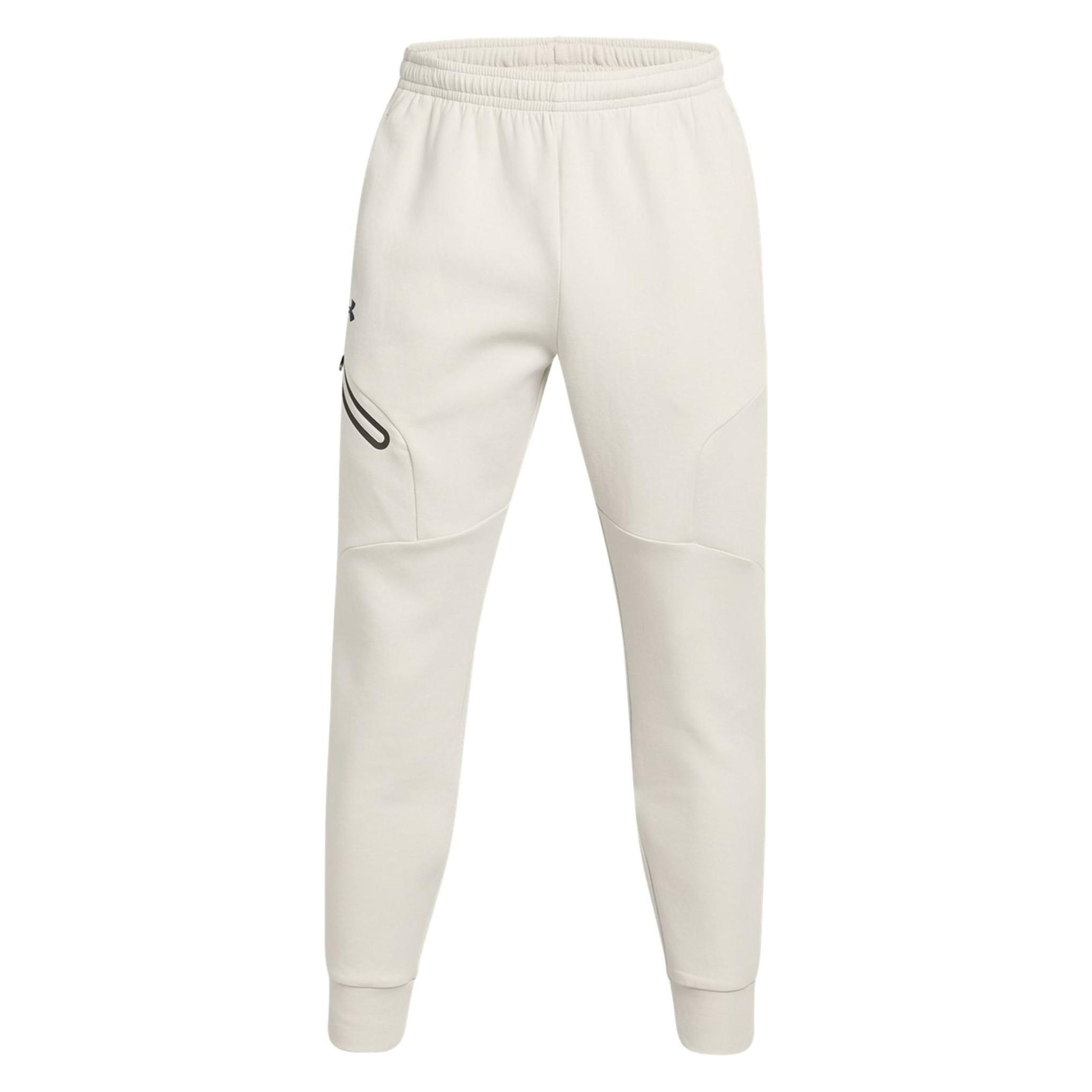 Under Armour, Herren, Hosen, Ua Unstoppable Flc Jgr Eu, Weiss, (Xxl)