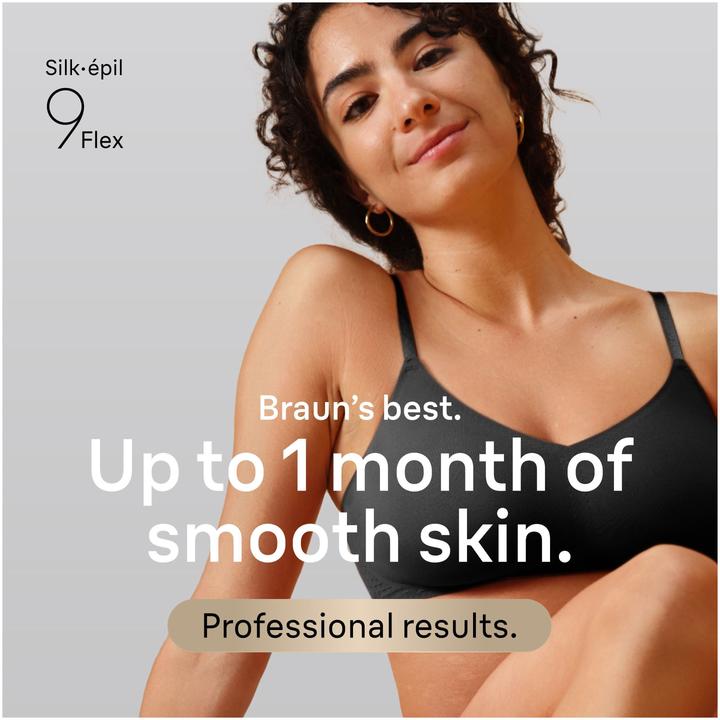 Actual product image Braun Silk-épil 9 9-030 3D Flex Epilator, Wet & Dry