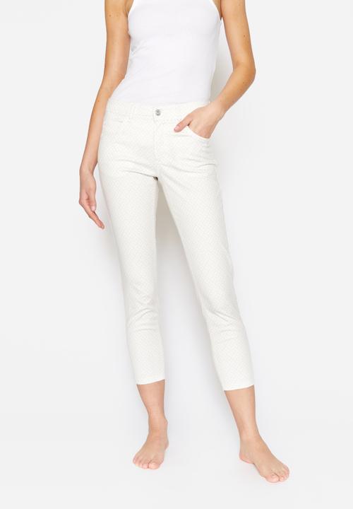 Actual product image Angels Modern Graphic Print Ornella Pant Slim Fit Sand (32)