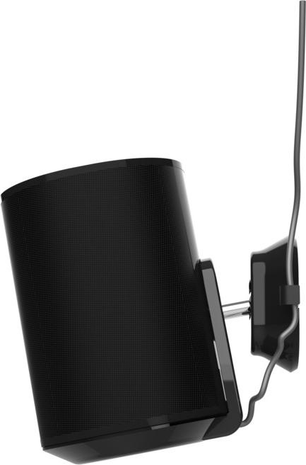 Immagine prodotto Flexson Supporto da parete premium per Sonos ERA100 nero (1 pz., Installazione a parete, Inclinabile, Perno di rotazione)