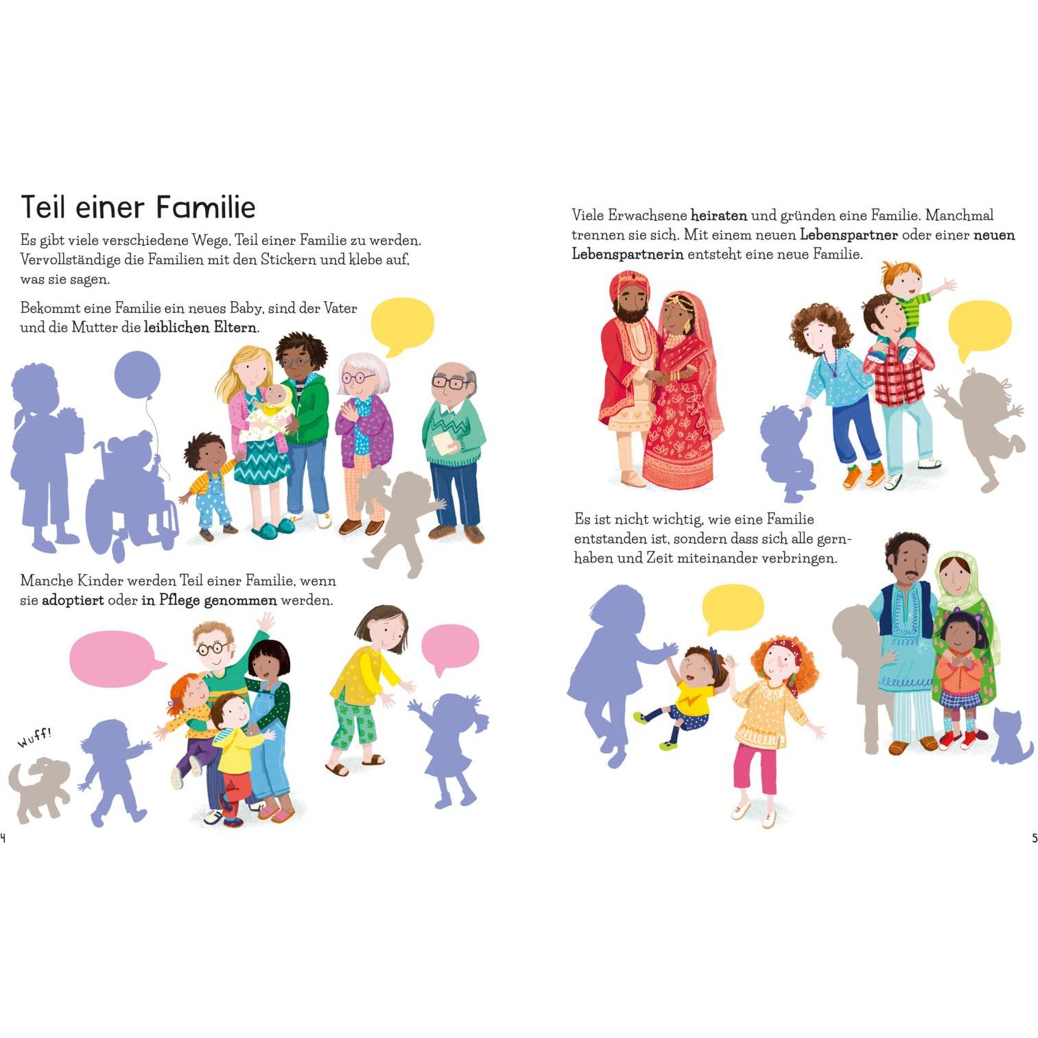 Thumbnail - Mein erstes Stickerbuch: Familien, Kinderbücher