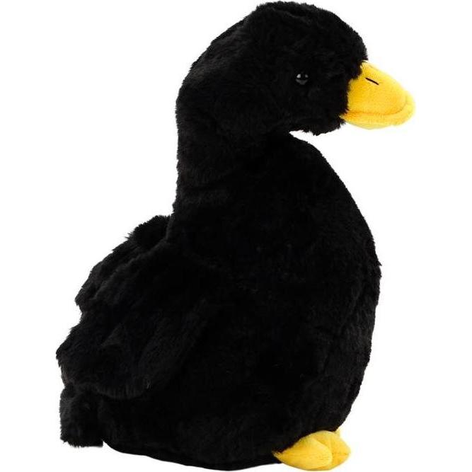 Lean Toys Plüschgans, schwarz, 40 cm (30 cm) (49675689)