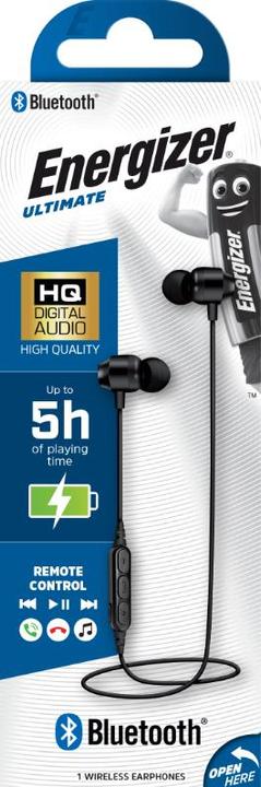 Produktbild Energizer Bluetooth-Kopfhörer - CIBT20, schwarz (5 h, Kabellos)