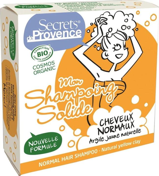 Actual product image Secrets de Provence Shampoo Normal Hair COSMOS (Solid shampoo)