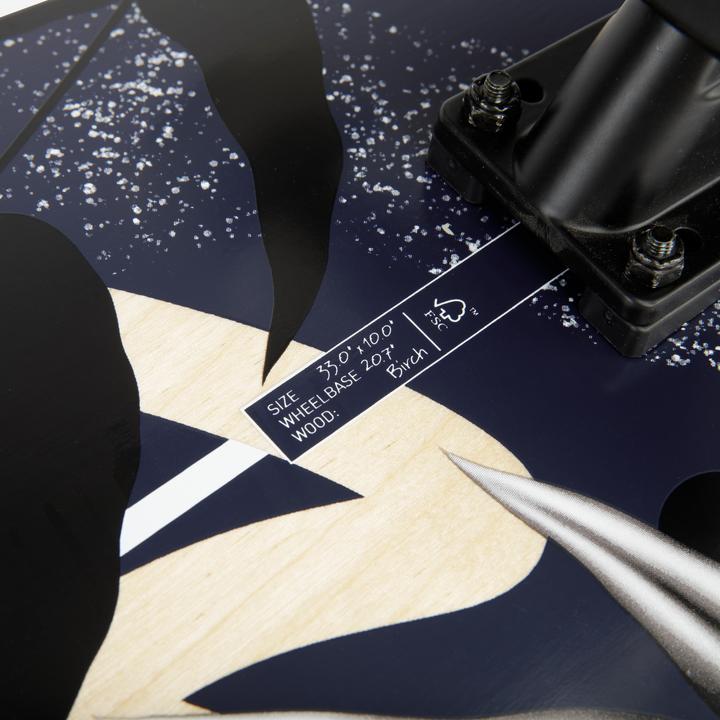 Immagine prodotto Decathlon Longboard 33" Surfskate Cruising - Blu Natura (32.99")