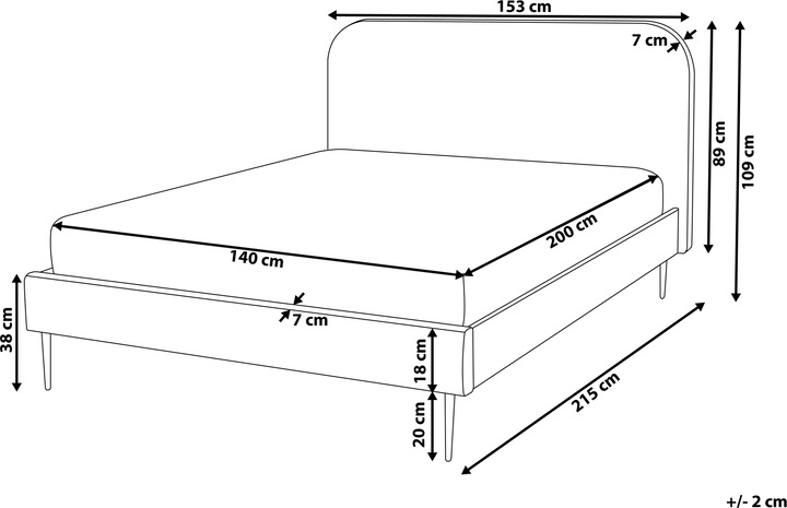 Produktbild Beliani Flayat (140 x 200 cm)