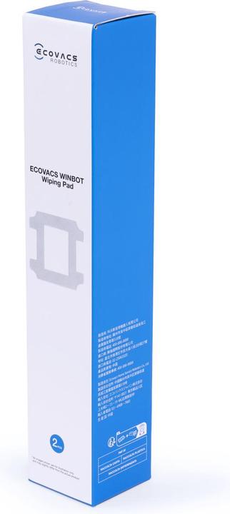 Image du produit Ecovacs Chiffons de nettoyage W-CC02-0014 2x microfibres pour Winbot W2S-Familie