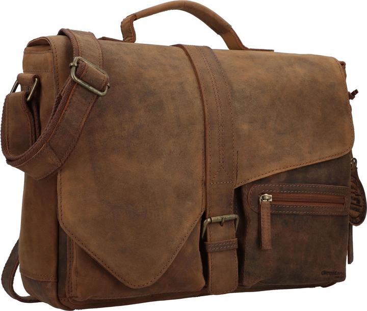 Image du produit Greenland Nature Porte-documents Montenegro en cuir 37 cm