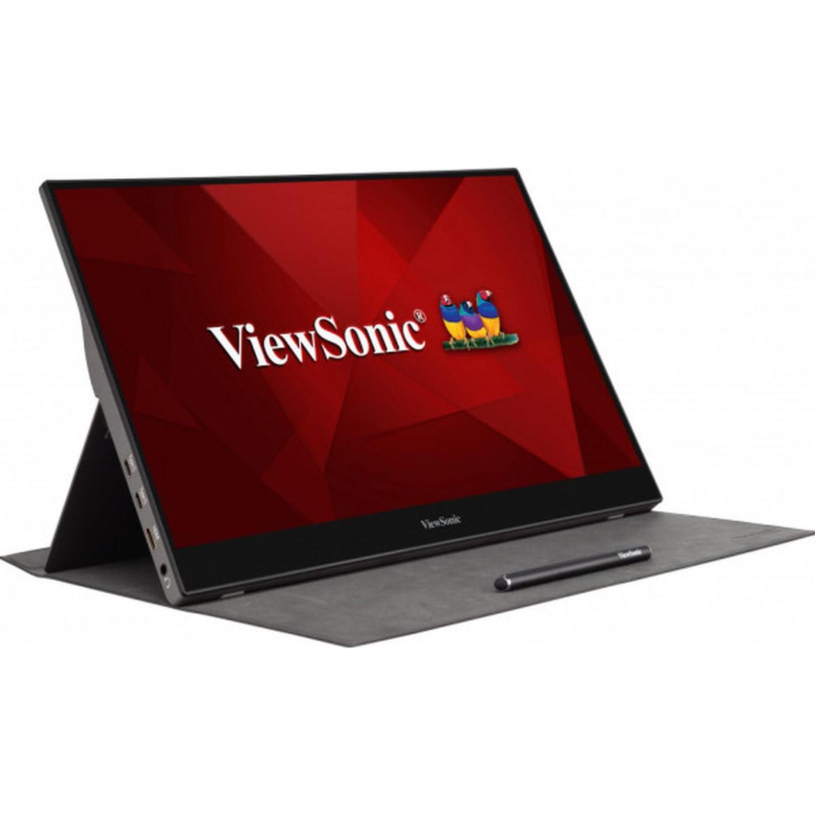Viewsonic TD1655 (1920 x 1080 Pixel, 15.60"), Monitor, Silber
