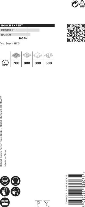 Produktbild Bosch Professional Zubehör EXPERT Construction Material Lochsäge, 44 x 60 mm (4 Zoll, 1 3)
