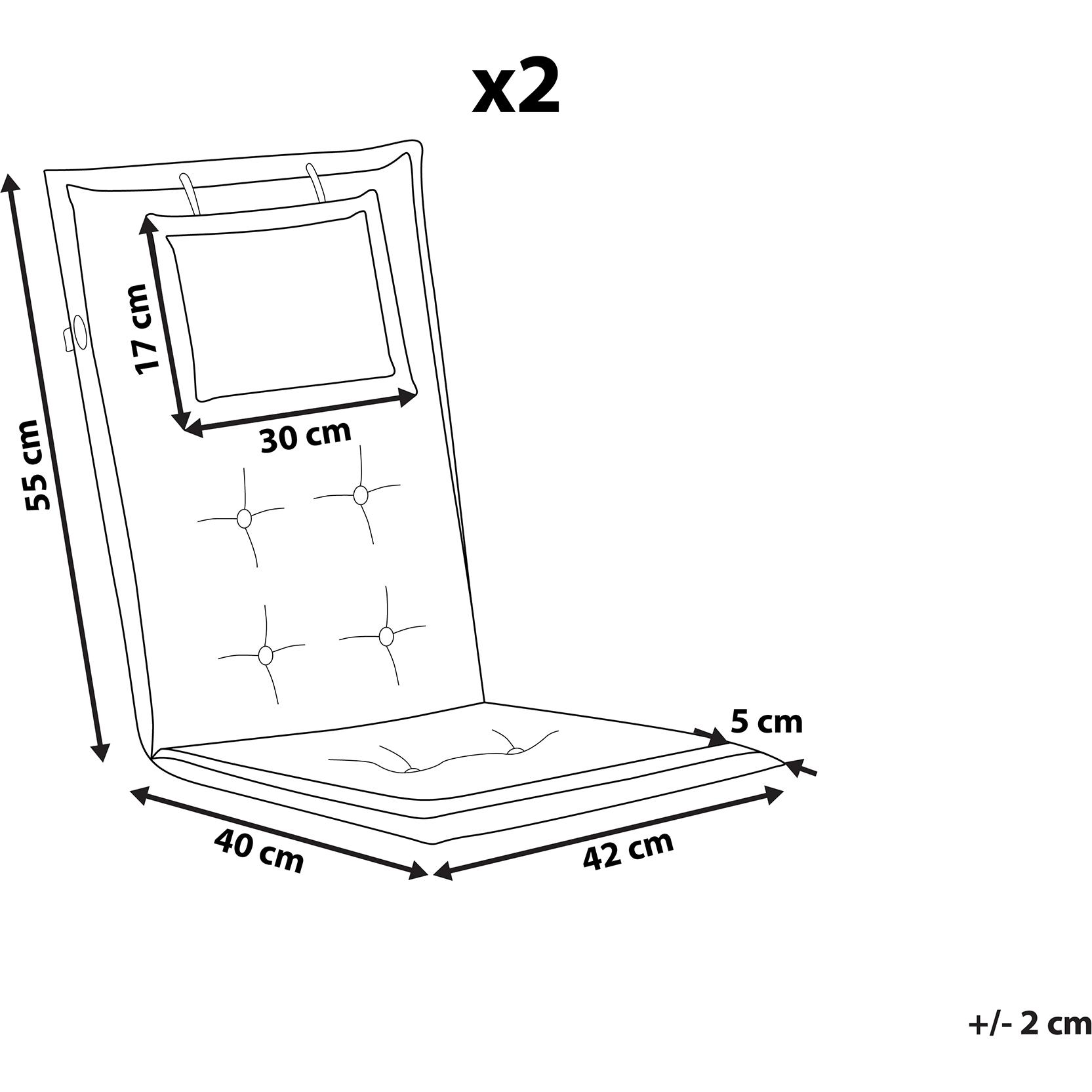 Thumbnail - Beliani, Sitzkissen, Maui (40 x 54 cm)