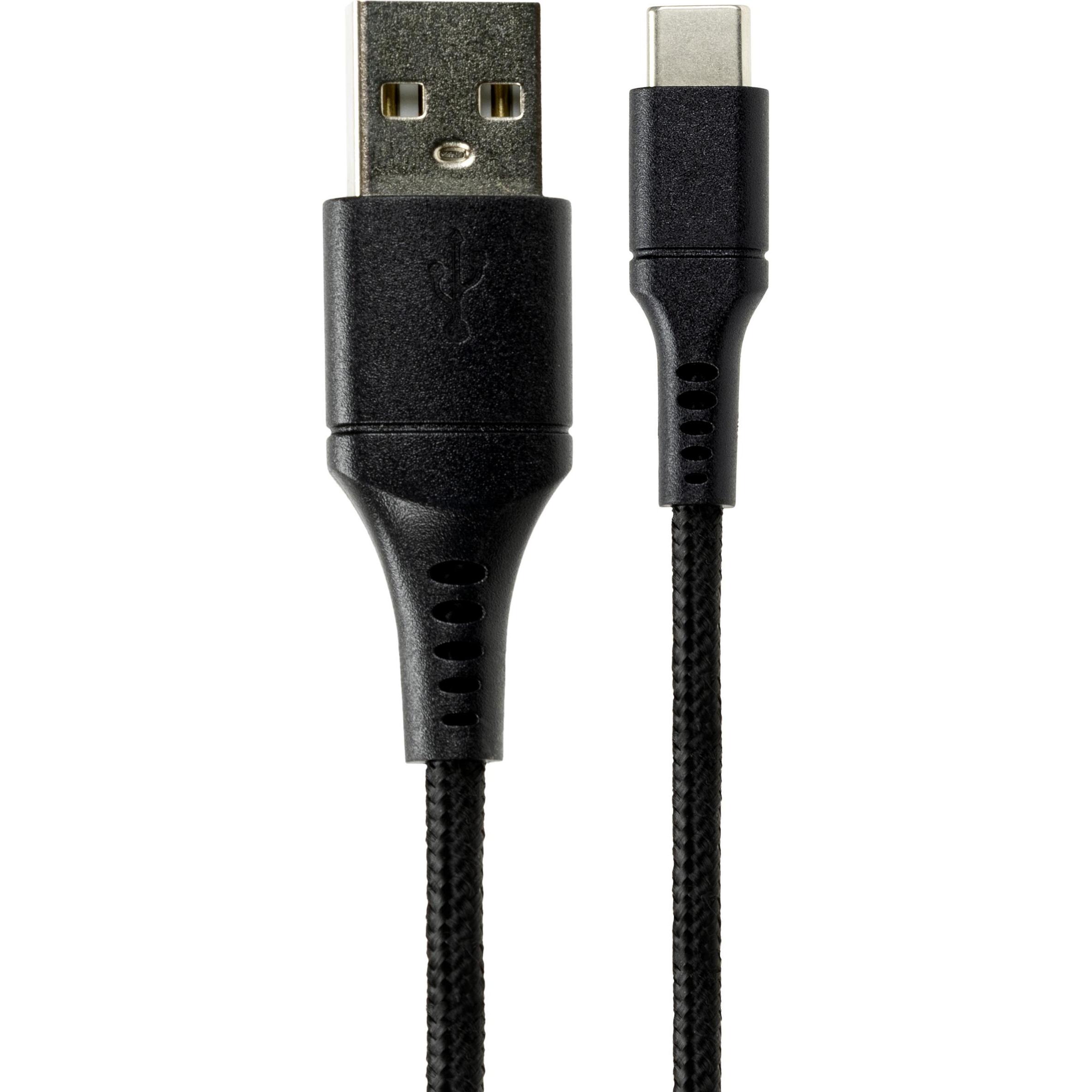 Thumbnail - Speedlink USB-A to USB-C Cable Set, black (2 m, USB 2.0), USB Kabel
