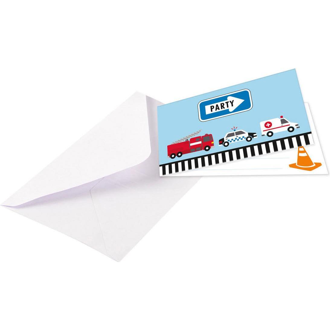 Riethmüller, Grusskarte + Briefpapier, Einladungskarten On the Road (8 Stk.)