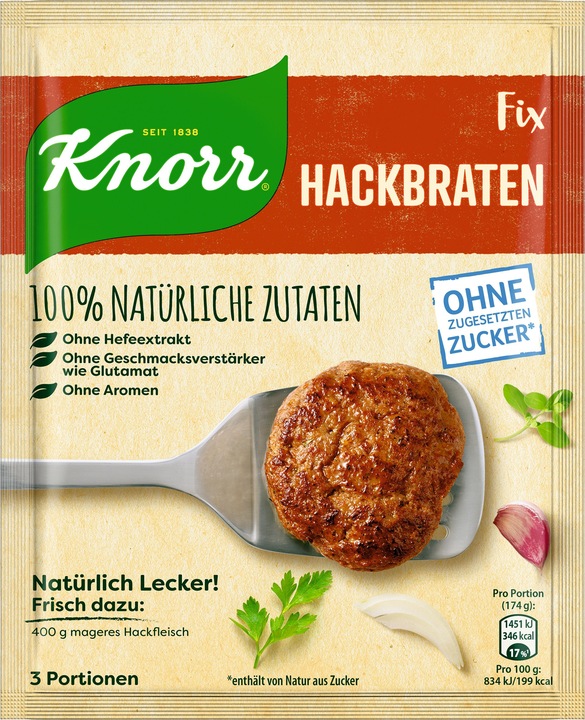 Produktbild Knorr Natürlich Lecker! Hackbraten (61 g)