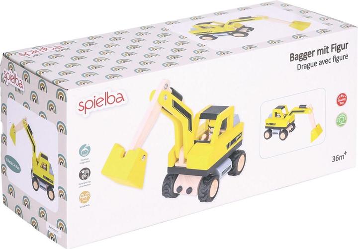 Actual product image Spielba Excavator with figure