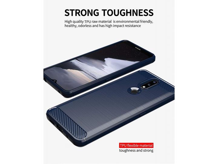 Immagine prodotto Screenguard Nokia 2.4 Cover Carbon Brushed Soft TPU (Nokia 2.4)