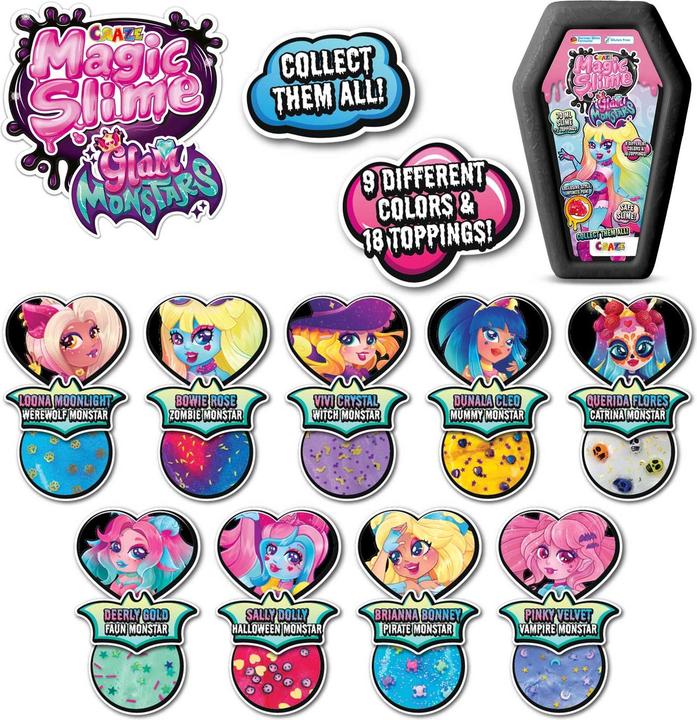 Produktbild Craze Glam Monstars Magic Slime