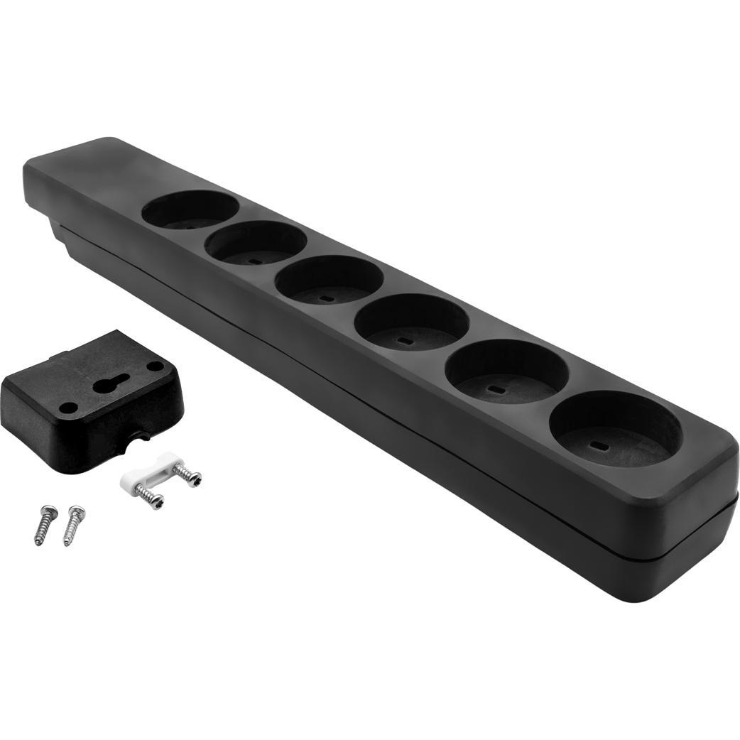 ProXtend, Steckdosenleiste, Danish IT Power Strip 6-way Black (6 x, CEE 7/3)