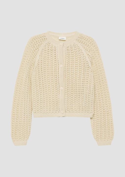 Produktbild s.Oliver Ajour-Strickjacke mit Schmuckknöpfen (116, 122)