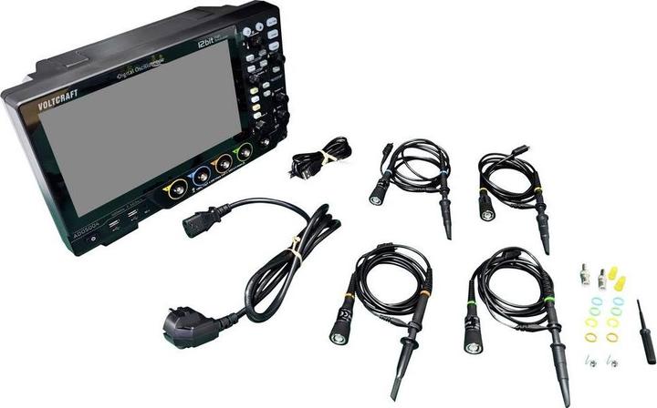 Produktbild Voltcraft ADO-5004 Digital-Oszilloskop 500 MHz 2.5 GSa/s 250 Mpts 12 Bit Digit (CAT II 300V, Oszilloskop)