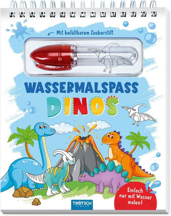Immagine prodotto Divertimento da colorare ad acqua con la penna magica Dinosauro