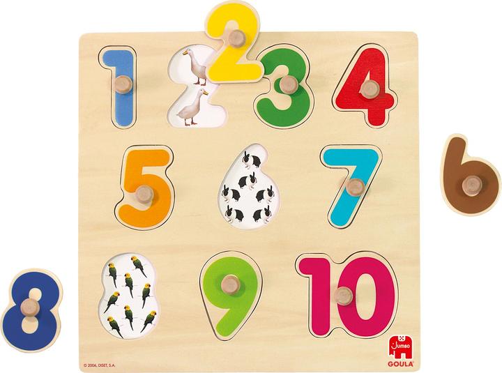 Immagine prodotto Goula Numeri del puzzle (10 pezzi)