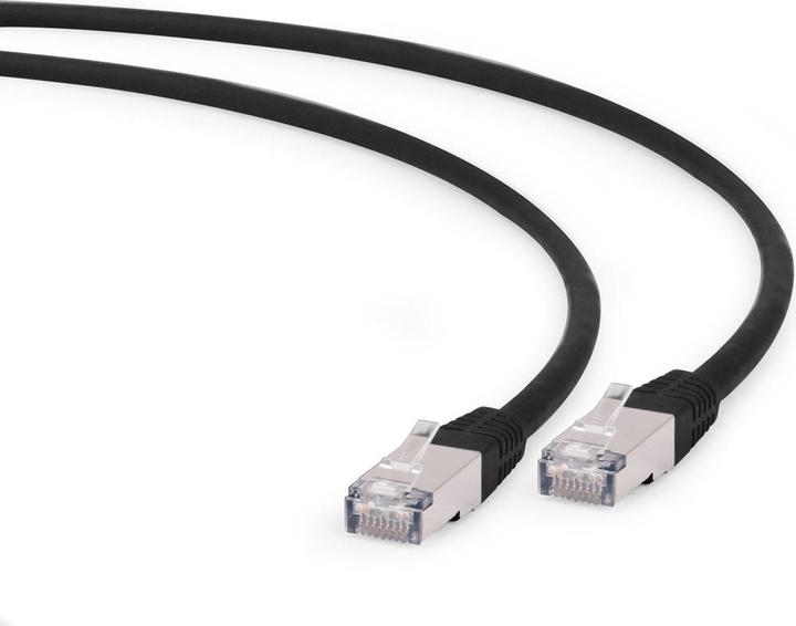 Produktbild Gembird RJ45 - RJ45 SFTP LSZH kat.6A 5m czarny (S/FTP, CAT6a, 5 m)
