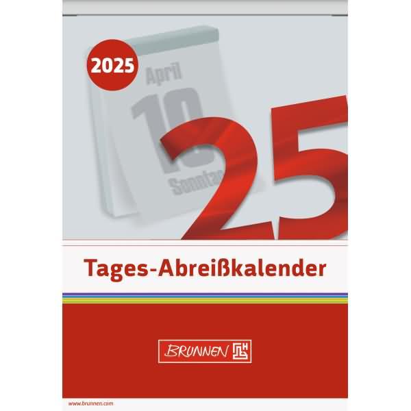 Produktbild Abreisskalender 98x142mm 2025 (Deutsch)