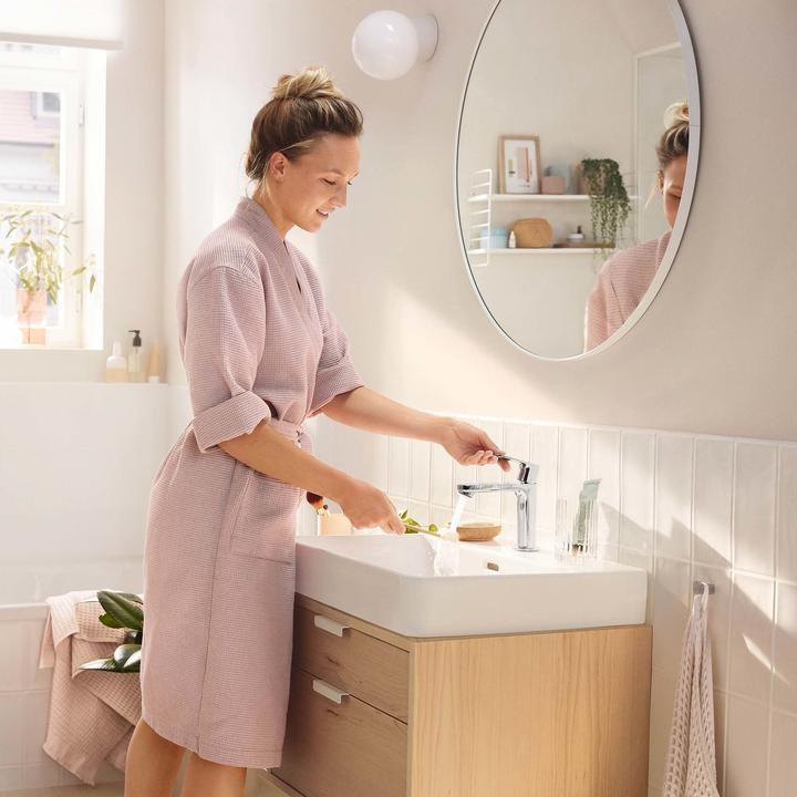 Produktbild hansgrohe HG Einhebel-Waschtischmischer Rebris S 110 CoolStart EcoSm m ZAG chrom