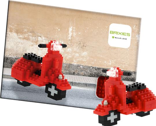 Produktbild Brixies Postkarte Motorroller