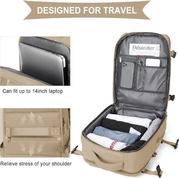 Actual product image MU Style Bronx Series travel backpack with USB port