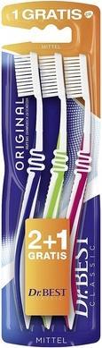 Dr.Best 2+1 Original Mittel Zahnbuerste (Mittel, 3 x)