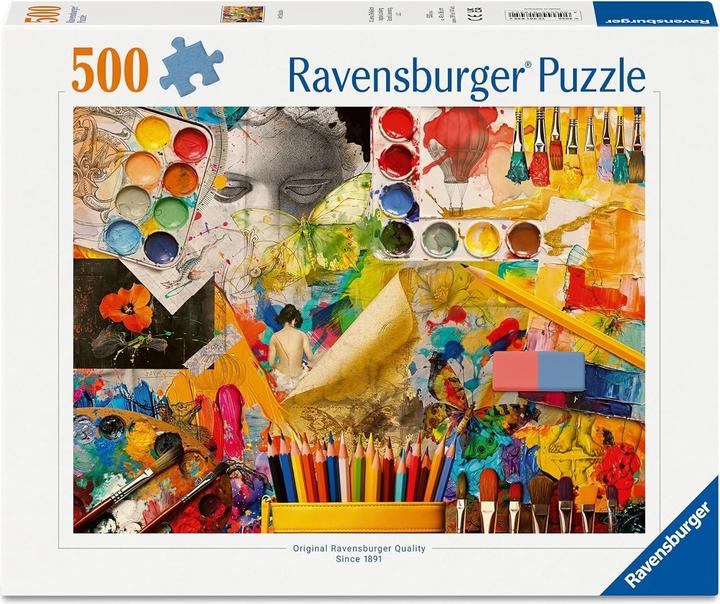 Image du produit Ravensburger Erwachsenenpuzzle 500 Teile - Künstleratelier (500 pièces)
