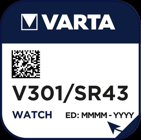 Actual product image Varta Watch battery (1 pcs., SR43, 82 mAh)
