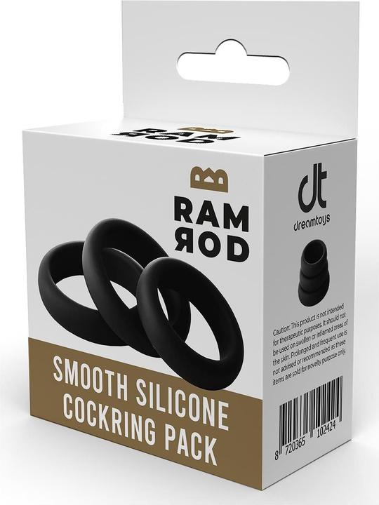 Produktbild Dreamtoys Ramrod Smooth Silicone COCKRING Pack (5 cm)