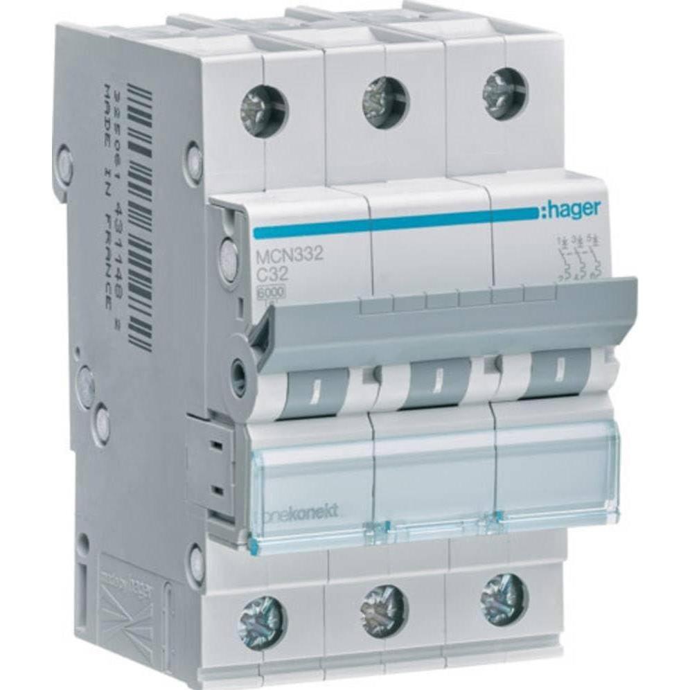 Hager Grigio Interruttore Differenziale, Polo Dell'interruttore Automatico