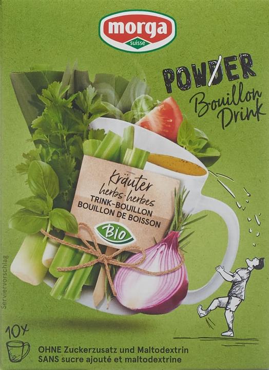 Image du produit Morga PowerPowder BouillonDrink aux herbes bio