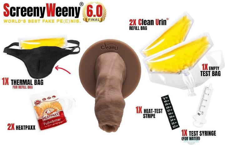 Immagine prodotto Clean Urin Screeny Weeny Set 6.0 Bellezza Mulatta Bianca