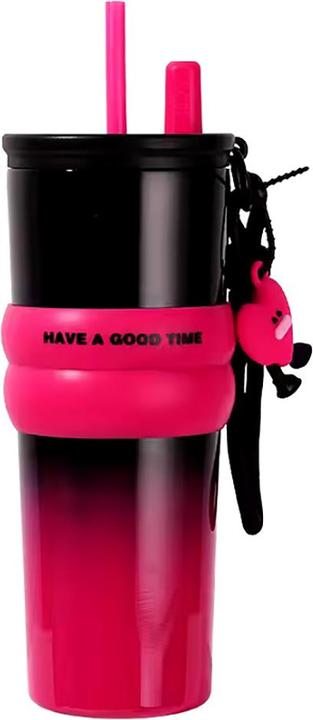 Produktbild Techsuit - Thermos (THM7) - Car Cup, Single Pipette, Stainless Steel 316, 710ml - Fuchsia (0.71 l)