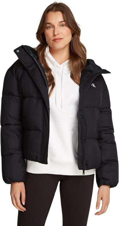 Actual product image Calvin Klein Authentic Logo Hooded Puffer Jacket (XL)