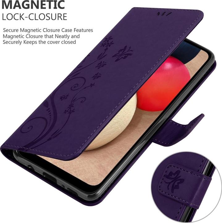 Image du produit Cadorabo Couverture du livre de fleurs (Samsung Galaxy A02s)