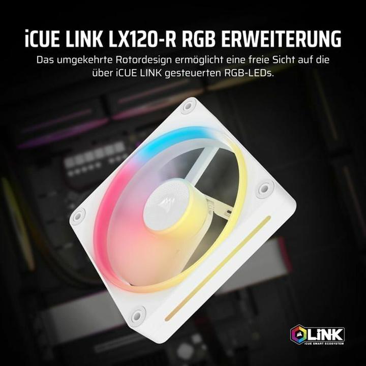 Actual product image Corsair iCUE LINK LX120-R RGB (120 mm, 1 x)