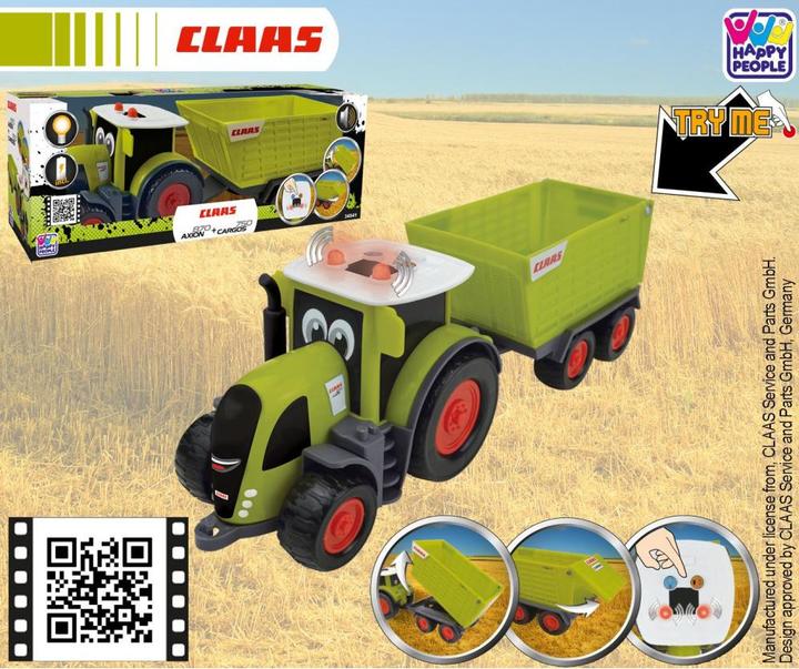 Produktbild Happy People Claas Kids Traktor + Anhänger